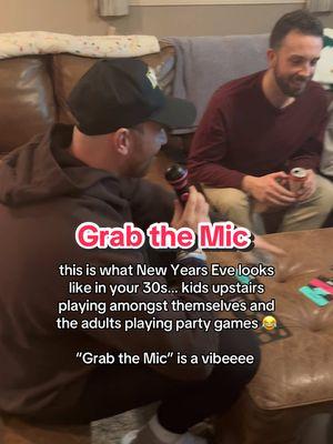 too much fun. no better way to spend New Year’s Eve ❤️ #friendship #grabthemic #games #adultgames 