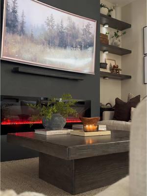 One of my favorite projects in my home 🥹🥹🥹  #organicmodern #organizedhome #cleanhome #organicmoderndecor #organicmodernhome #neutralhome #neutraldecor #moderndecor #organicmodernlivingroom #beforeandafter #livingroomupgrade #fireplace #onthisday 