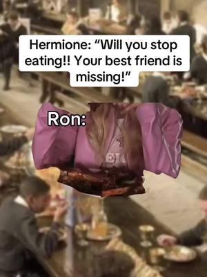 What? I’m hungry🤷‍♂️ #halfbloodprince #ronweasley #hogwartsfeast #harryronandhermione #gryffindorcommonroom #nevillelongbottom #expectopatronum #avadakedavra #deatheater #itsleviosanotleviosa #orderofthephoenix #snape #Meme #MemeCut #memenatal 