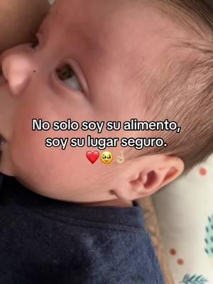 Y tú eres el lugar seguro y confortable de mamá 🥹🤞🏼❤️ #paratii #mamaprimeriza #fyp #viralvideo #trend #foryoupage #fypシ #newborn #reciennacido #babyboy #bebe 