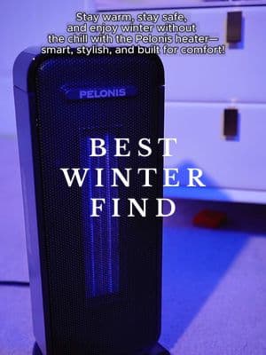 The best find for winter🥶 - the PELONIS heater🔥 Fast, safe, and easy to use. Find it through the link in my bio⤴️ #PELONISSpaceheater #PELONIS #heater #spaceheater #16InchPortableHeater #portableheaters #Newyeargift #Newyeargift #Amazon 