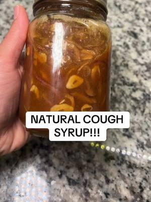 I let this sit over night before straining!!! That’s VERY important.  I give 5ml in a syringe to my kids three times a day. And their cough/flu symptoms were gone in a couple of days!!! I swear by this  #creatorsearchinsights #naturalcoughsyrup #naturalcoughremedy #flusymptoms #fluremedy 