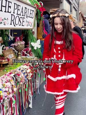 Chewy flower crowns…hmm! Now there is an idea. 💡 😂 My daughter Bella and I had a lot of fun creating these random skit videos. #Artisan #vendor #silly #skit 