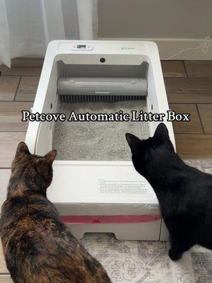 It also has an app you can get that will track the number of visits to the litterbox in the last 24 hours, the duration of each visit, and other health data. #petcove #purrtek #automaticlitterbox #litterbox #catsoftiktok #cattok #catmom  #selfcleaninglitterbox #tortie #void 