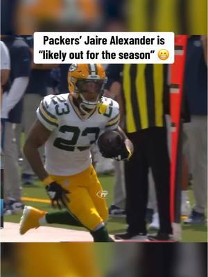 Packers HC Matt LeFleur confirmed the DB, Alexander will undergo knee surgery. An unfortunate loss before the playoffs. #greenbaypackers #jairealexander #injury #nflnews #outforseason 