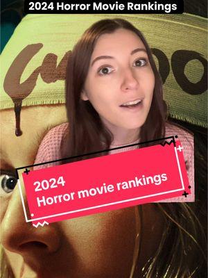 2024 horror movie rankings! We had a full year full of AMAZING horror movies!! This was definitely the hardest rankings list I’ve made in a while 😂 #2024horror #horrorcommunity #horrormovies #horror #horrortok #scarymovies #horrorrecommendation #movierecommendations #fyp #moviereviews #psychologicalthriller #slasher #underratedhorror 