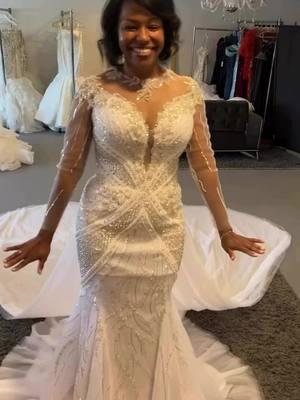 This fitting was a dream come true for us!  Andrea reached out to us via email and we had a virtual meeting including her measurements.  Can we take a moment to appreciate the details? The intricate beading in her stunning dress is truly breathtaking.  This dress was crafted with love, for a true queen.  Thank you for trusting ELLAZ Bridal Andrea 💕 For custom made gown, click on the link in the bio or kindly send us an email CS@ellazbridal.com or WhatsApp (757)540-9338 _________________________ #ellazbride #ellazbridaldesign #wedding #brides #weddingdress #bridal #weddings #bridetobe #sparkle #custombride #2025bride #bride #reelsvideo #explorepage #viralpost #viralreelschallenge #fypviralシ #fypシ゚