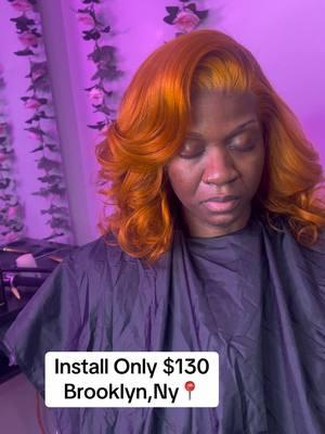 Throwback install 💕Color also done by me !#fyp #xyzbca #wig101 #brooklynhairstylist #lacefrontwig #customizewigs #wiginstall #613 