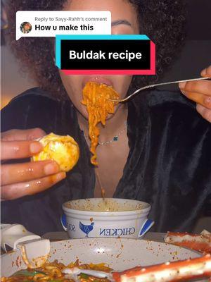 Replying to @Sayy-Rahh Majieatss Buldak ramen recipe😍   #mukbangasmr #buldakramen #buldakrecipe #majieatss #buldak #buldaknoodles #mukbang #ramennoodles #eating #foodies #FoodTok #mukbangeatingshow #eatwithme #eatingvideos #mukbangasmr #eatingshow #eatingsounds #eatingasmr #ramenmukbang