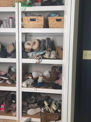 31 Days, 31 Projects. Wish me luck because I’m scared. #deepclean #declutter #organization #shoecloset #entrywayorganization 