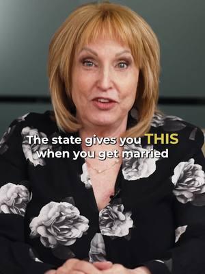 What does the state give you when you get married?  #divorcelawyerdenise #divorce #marriage #familylaw #knowthelaw #prenup