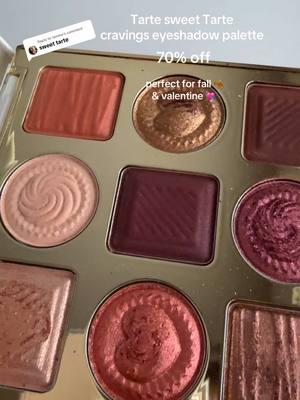 Replying to @iamme Tarte sweet tarte cravings eyeshadow palette 🎨 #sugarsquad #sugarrush #sweettartepalette #eyeshadowpalette #eyeshadowsale #tartecravingspalette  #makeupsale #hugesale #newyearnewaura 