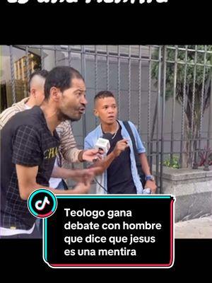 Teólogo gana debate con un hombre que dice que Jesús es una mentira#debate #biblico #teologo #jesus #mentira #hombres #livehighlights 