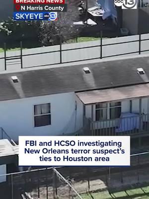 Houston authorities are investigating an area on the city's northside in connection with Wednesday's deadly New Orleans attack. #news #houston #neworleans #investigation