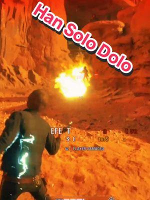 Han Solo Dolo #starwars #hansolo #solo #battlefront2 #starwarsbattlefront2 #playstation #xbox #grenade #paintitblack 