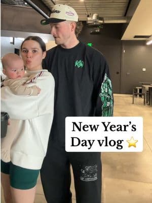 Happy new year! 🎊 starting off 2025 with Pilates and visiting daddys office 🩷 be sure to enter my giveaway on my last post 🤗 #youngmom #Vlog #grwm #morningroutine #morninginthelife ##4monthold##newmomvlog##momvlog##momlife##pilates##happynewyear