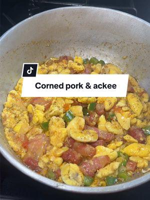 #creatorsearchinsights  Jamaican food  #jamaicanfood #jamaicantiktok #ackee #ackeeandcornpork 