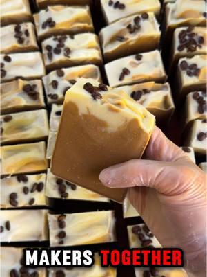 Join me in making coffee soap for January!!🙌‼️☕️ #naturalsoap #coldprocesssoapmaking  