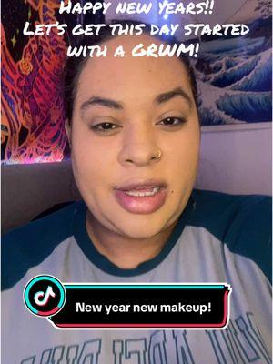 Let’s get this year off right with a fan favorite! My makeup lol #miserymanic #plussize #makeup #makeuptransformation #makeuplook #fypシ #makeuplover #MakeupRoutine #newyears #newyearsmakeup #switchthechobaniflip 