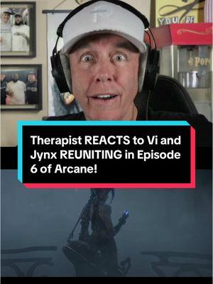 VI AND JYNX REUNITE! #arcane #arcanereaction #fy #fyp #reaction #arcaneleagueoflegends #therapist #vi #jynx #powder #arcaneepisode6 