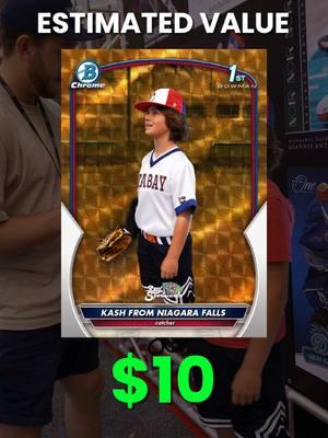 Would you buy Kash’s Superfractor for more than $10?? #1of1Day #thehobby #baseballcards #topps #superfractor #bowmanbaseball @Topps @Fanatics 