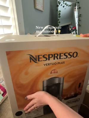 Can’t wait to make so many iced lattes 👏🏼✨🧋#coffee #nespresso #icedlattes #fyp #coffeelover #nespressovertuo #christmashaul #coffeemachine #unboxing #asmr #girlies #coffeetiktok 