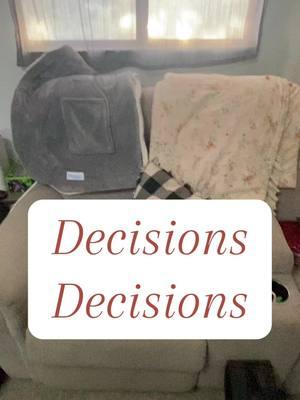 Decisions decisions  @Snuggie #snuggie #snuggieshawl #snuggieheatedshawl #heatedshawl #heatedblanket #staywarm #decisionsdecisions #heatseeking 