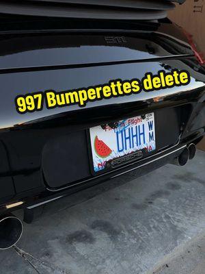 Replying to @Riley Crawford Bumperette delete on the 911 with some home made 3d printer plate covers. #porsche #carrera #c2 #carrera2 #bumperettedelete #997 #911 