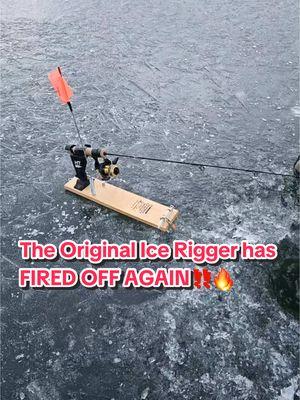 The Original Ice Rigger has FIRED OFF AGAIN‼️🔥🧊🎣  🎥Video Credit: @Brian Clemen   #teamht #fishing #water #hardwater #ht #fishin #letsgofishing #fishin #fishon #hookedup #Outdoors #montana #icefish #icefishing #fish #htenterprises #htice #htent