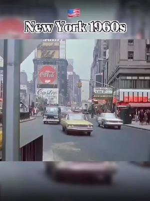 New York in 1960s #colorizedhistory #history #newyork #historytime #historytok #1960s 