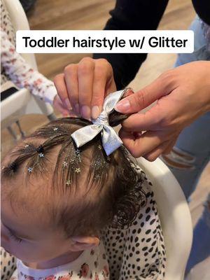 Yes, I’m the extra mom putting glitter in their 1 yr olds hair for nye even tho we didn’t leave the house! 😂😂Toddler hairstyle ideas! #toddlermom #girlmom #toddlerhairstyles #extraaf #MomsofTikTok #twinmom #twingirls 