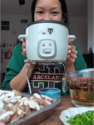 Happy New Year! 🎊 I am back from vacation with a surprise! 😳 I am relaunching my popular Cookin’ in Rice Cooker series which I know so many of you love! The past few months I have been remastering my old recipes and testing new ones, so I hope you’ll follow along! ❤️  For those of you who may be new, the series was born out of my experiences as a low income student in college who missed Vietnamese food (Asian food in general tbh). Most of the dorms I lived in didn’t have kitchens, but at the time we were allowed to have rice cookers! My tiny cheap rice cooker paired with some budget shopping hacks made it possible for me to cook the foods I missed every once in a while, so I hope it resonates with current students missing home cooked meals as well 🥹 #cookininricecooker #ricecooker #tinyricecooker #ricecookerrecipes #ricecookerhacks #smallkitchencooking #dormcooking #collegecooking 