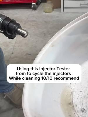 If you want to clean your injectors at home 10/10 recommend this little device! Worked great! #injectors #howtocleaninjectors #mechanicsoftiktok #DIY 