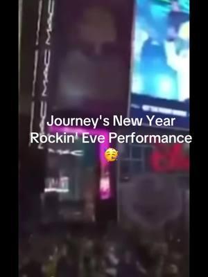 ▶️ Don't Stop Believin' live at Rockin' #NYE ! #timesquare #journeyband #journey #nealschon #joncain #arnelpineda #steveperry 