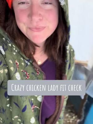 #chicktok #chickensoftiktok #throwback #crazychickenlady #fitcheck #temu #chickenkeeping #chores #buffalobill #winterfashion 