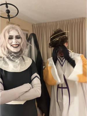 I’m sure Adam needed that from Lute at some point #hazbinhotel #lutehazbinhotel #lute #adam #hazbunhotellute #hazbjnhotelcosplay #hazbinhoteladam #adamcosplay #lutecosplay #cosplayer #cosplay 