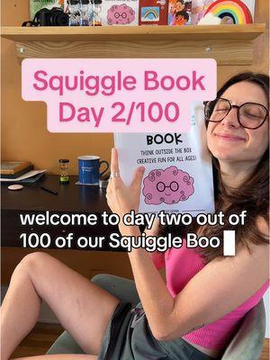 Get your squiggle on!! Available on Amazon - Linked in bio :-) ✏️🧠 #creativityforkids #childrensbook #childrensbookauthor #childrensbookpublishing #childrensactivitybook 