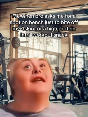 Bro took my shiiii 😭 #gym #gymhumor #bodybuilding #GymTok #gymmemes #benchpress #bro #protein 