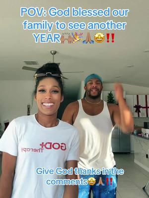 Thank you God for another year around the Sun ☀️🙏🏽🫶🏽🤩‼️🎉 DC: @Your basic boy!!!!! & @Corinne 🔥 #blessed #newyear #newblessings #jesus #christ #makejesusviral #givegodthanks #christian #christiantiktok #blessedbeyondmeasure #blessedandhighlyfavored #jesuslovesyou #2025 #new #year #newme #xyzbca #abcxyz #fyp #fypシ #viralvideo #Love #husbandwife #family 