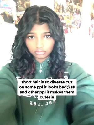 best vibe #shorthair #hot #cute #energy #hair #curls #diverse #different #short #viral 