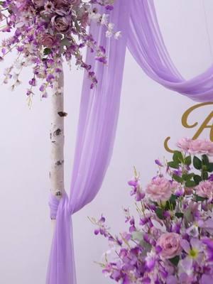 Purple Series Wedding Backdrop Arch Hanging Floral A7359  #weddingdecoration #flowers #rose #eventdecor #diyflowers #wedding #arch #weddingbackdropideas #eventdecorations #partyplanning #weddingdecor #artificialflower #weddingdecor #weddingplanneritaly #outdoorweddingdecor