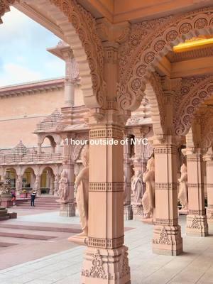 2nd largest Hindu temple in the world 📍Robbinsville, New Jersey 🇺🇸 #mandir #hindu #baps #temple #nyc #indian #india 