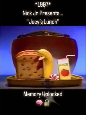 Nick Jr presents “Joey’s Lunch. 1997. . . . . . . . . . . . . #nickjr #nickelodeon #90snickelodeon #90s #90skid #90sbaby #90saesthetic #90sthrowback #90sads #90scommercial  #throwback #nostalgia #nostalgic #childhood #childhoodmemory #kidstv #retro #vintage #millenial  #memoryunlocked #90stv #80sbaby #80skid #a90slife