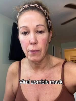 I absolutely love this mask!  My skin looks amazing after just one application. #viralzombiemask #zombiemask #antiaging #facialmask #lookyounger 