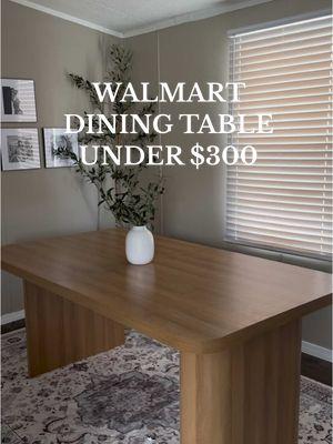 I love it, now I need the chairs lol !! @Walmart  #walmartfinds #diningtable #viraltiktok #walmart #under300 #walmartdiningtable #viraltable