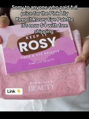 Hurry it’s not going to last at this price #eyepalette #eyepalettes #eyeshadowtutorial #eyeshadowpalette #pinklily #makeup #makeupsale #CapCut 