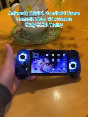 This handheld game console is amazing. Comes with over 42,000 games preinstalled! #anbernic #anbernicrg556 #handheldgameconsole #gameconsole #handheldgaming #handheldemulator #emulatorgaming #tech #techreview