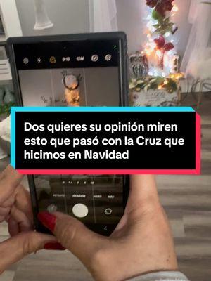 Quiero su opinión mire lo que pasó con la Cruz que hicimos en Navidad #cruz #livehighlights #TikTokLIVE #mujeres #hombres #somoscristianos #somoscristianos #poderdeDios #luz #milagro 