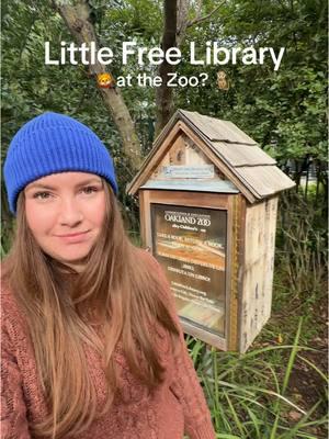 Stumbled upon this Little Free Library at the @Oakland Zoo today! Would love to see this FULL of books the next time I come 🐒📖✨🤍📍 (located posted towards the end of the video) #BookTok #bayarea #sanfrancisco #oaklandzoo #zoo #littlefreelibrary #LFL @Little Free Library 