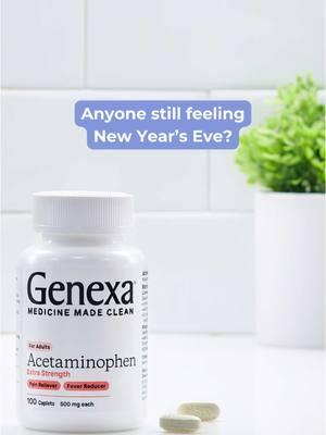 Zero artificial fillers, all the relief you need. 💚✨ #Genexa #CleanMedicine #NoArtificialFillers #HeadacheRelief #HealthyStartTo2025